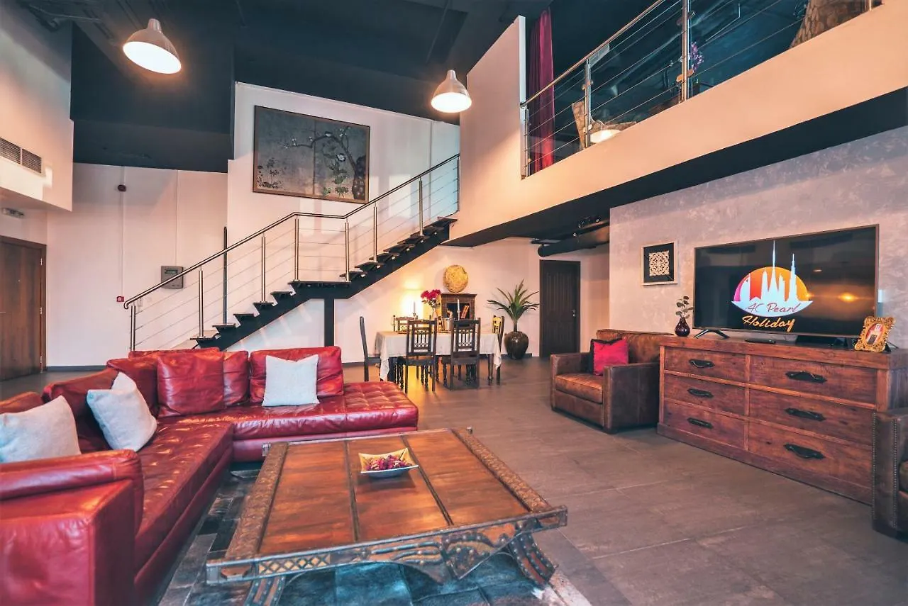 A C Pearl Holiday Homes - The Loft With Burj Khalifa View Dubai Apartment