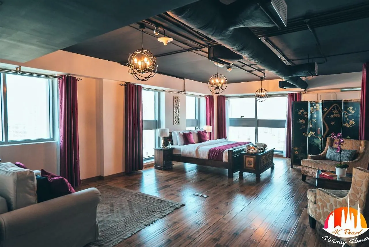 A C Pearl Holiday Homes - The Loft With Burj Khalifa View Dubai 0*,
