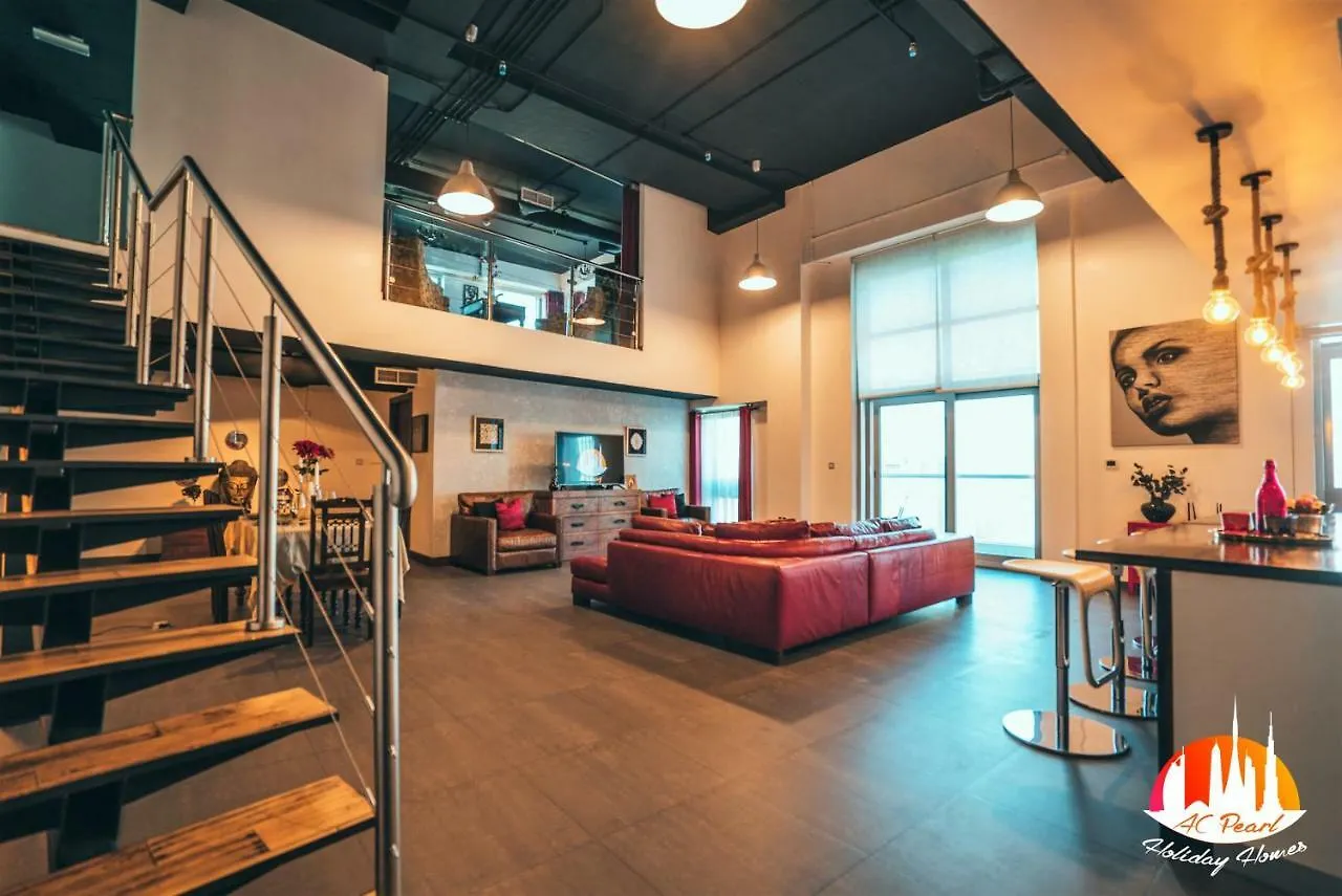 A C Pearl Holiday Homes - The Loft With Burj Khalifa View Dubái Emiratos Árabes Unidos