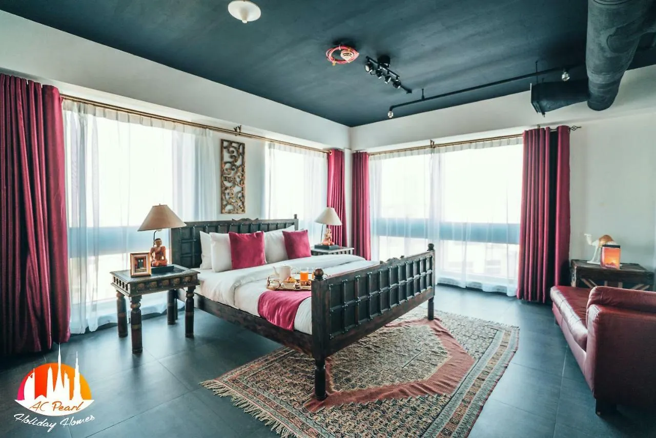 Apartamento A C Pearl Holiday Homes - The Loft With Burj Khalifa View Dubái